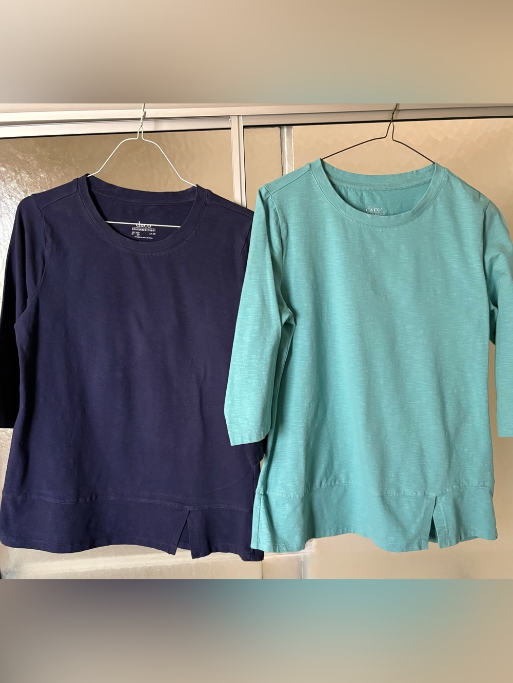 Denim & Co. Canyon Retreat Long Sleeve Knit Tunic Tops (2)